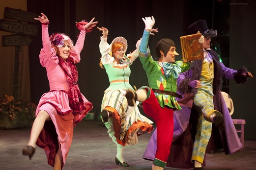 Las aventuras de un travieso muñeco de madera en el musical de 'Pinocho'
